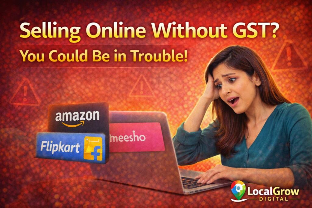 Selling online without GST on Amazon Flipkart and Meesho in India