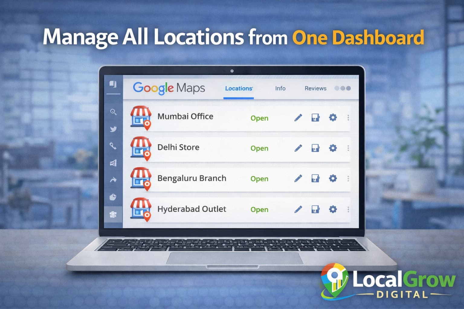 Managing multiple business locations using Google Business Profile dashboard