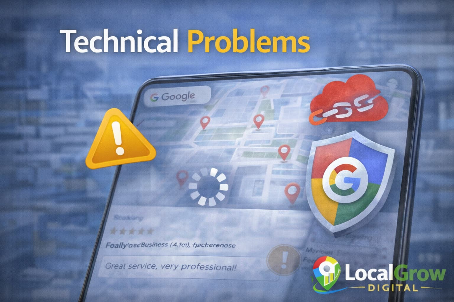 Technical glitches causing Google reviews not to show on Maps