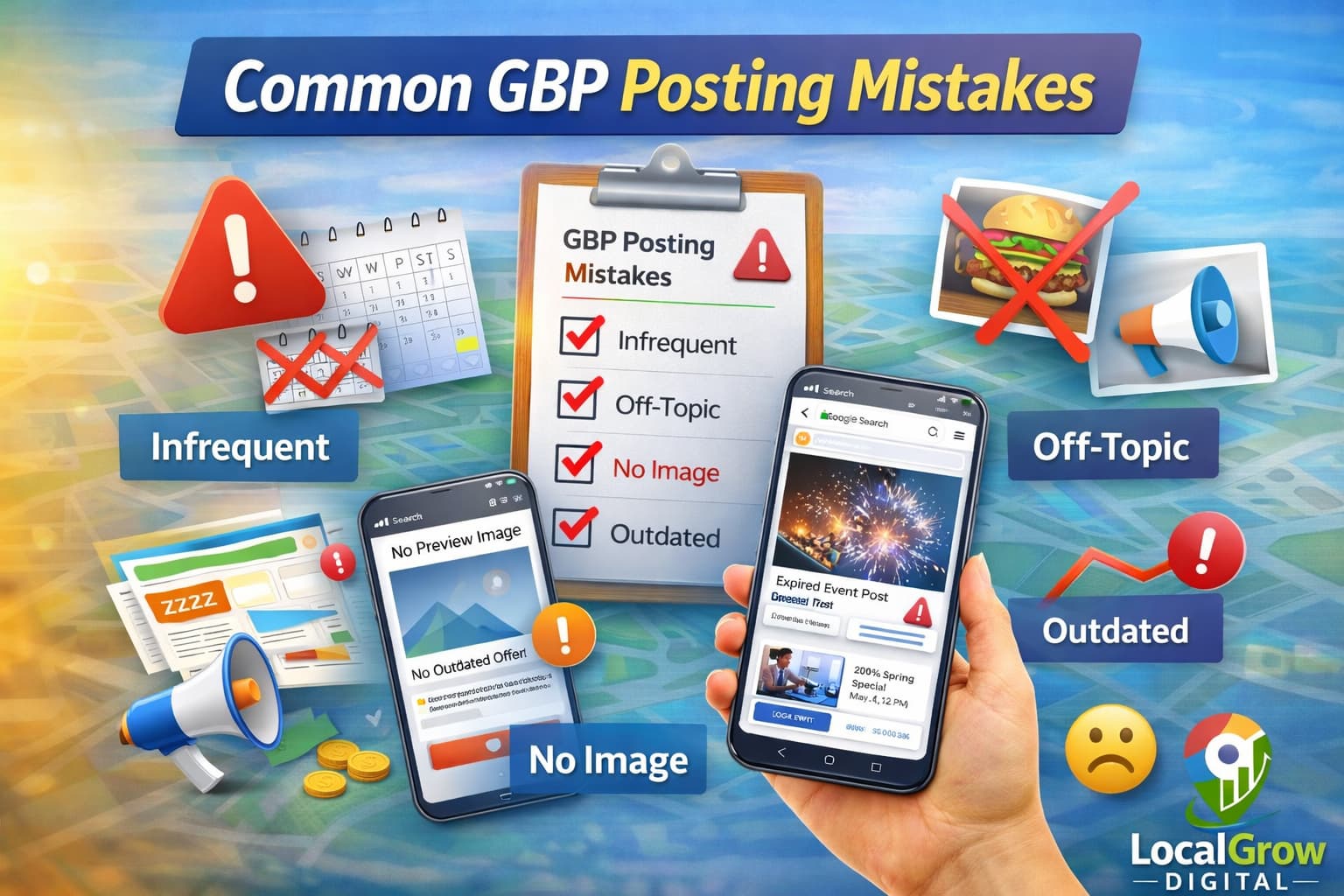 Common mistakes businesses make when posting on Google Business Profile