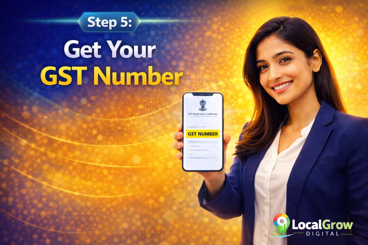 Downloading GST certificate and GST number after approval