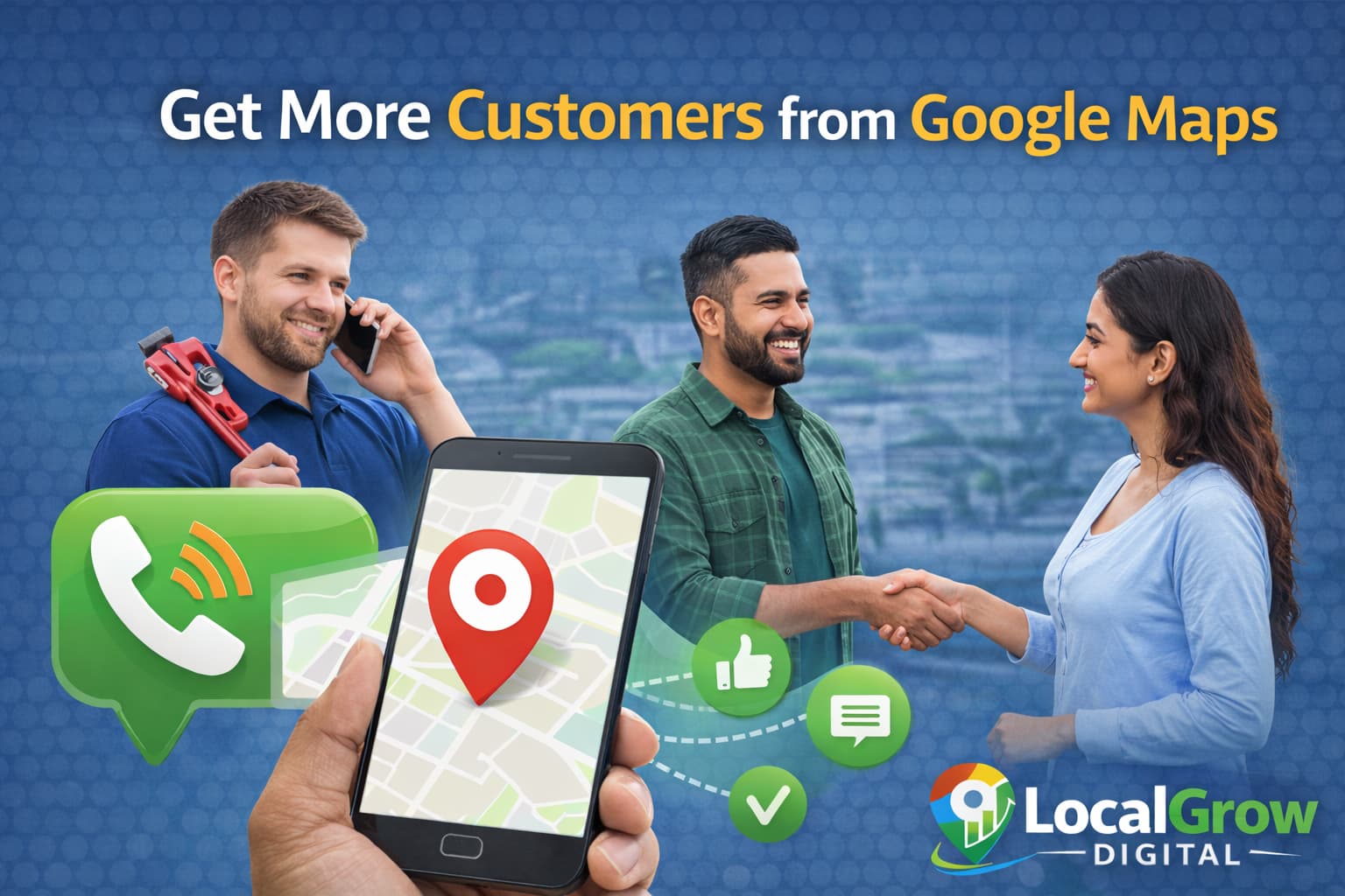 Service area business getting more customers from Google Maps search results