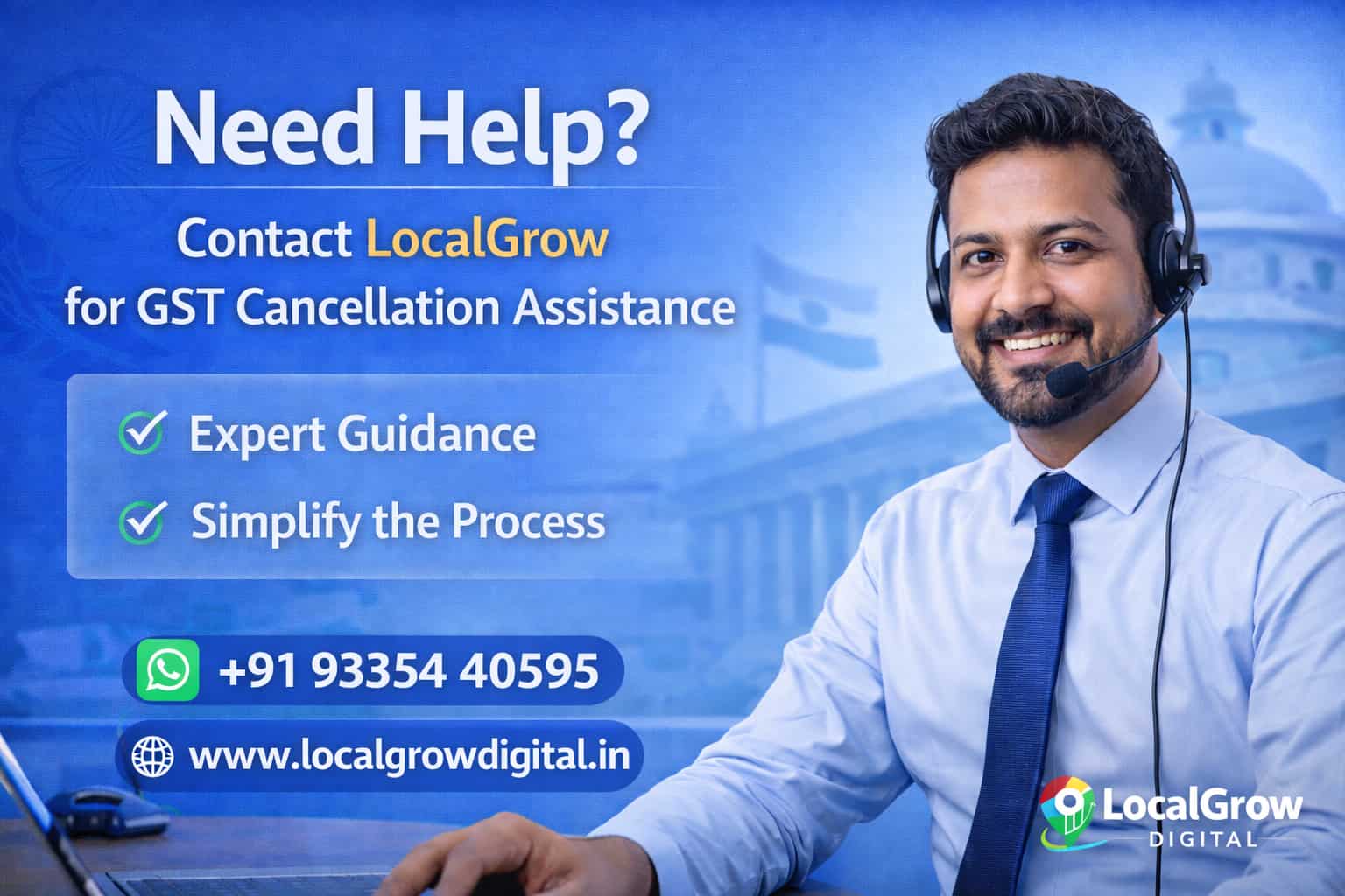 professional help for gst cancellation in india