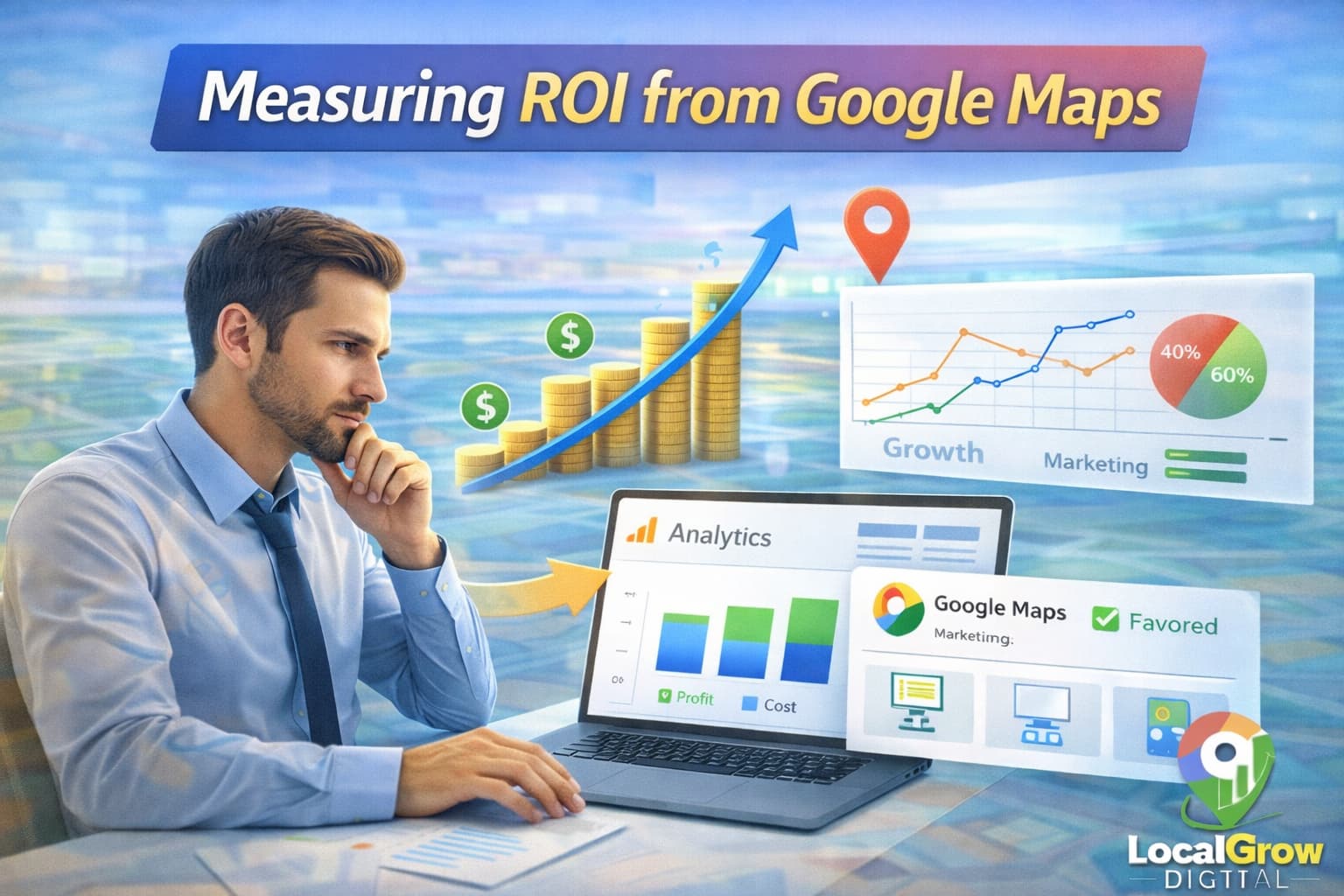 Measuring business growth and ROI from Google Maps leads