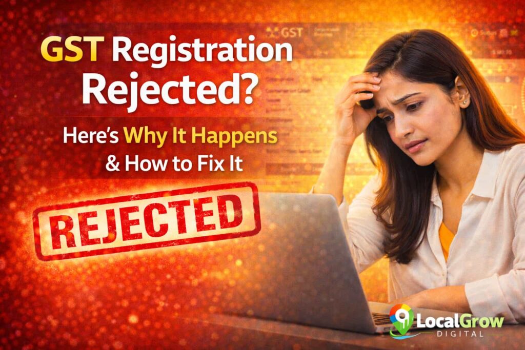GST application rejected in India reasons and solutions for business owners