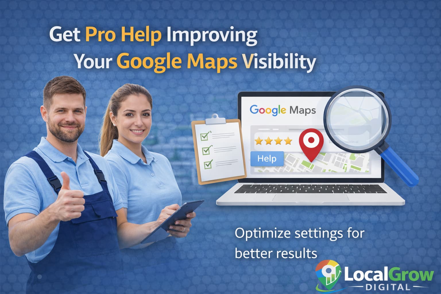 Professional help to optimize service area business visibility on Google Maps