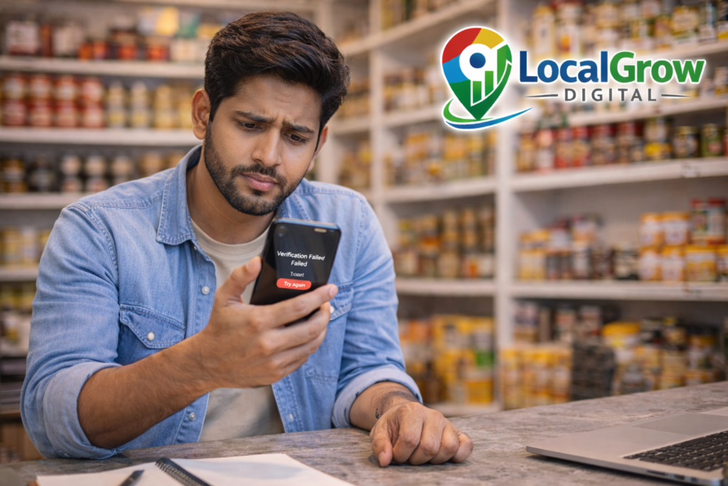 google business profile verification failed problem