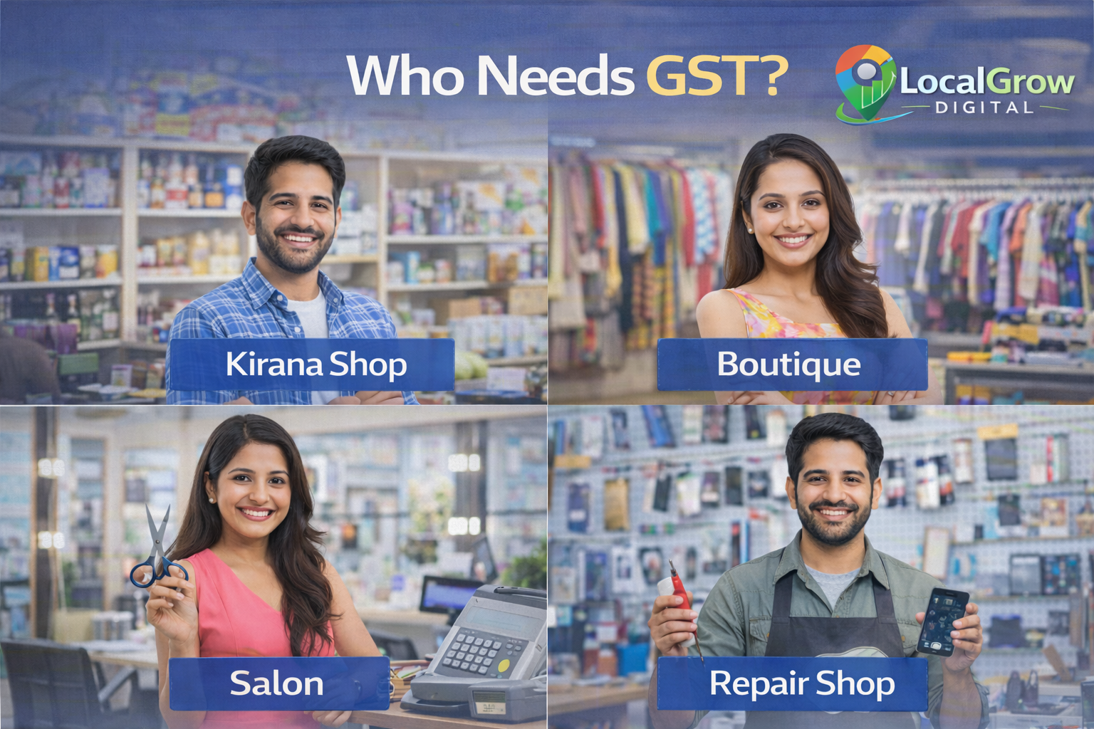 Which small businesses need GST registration in India