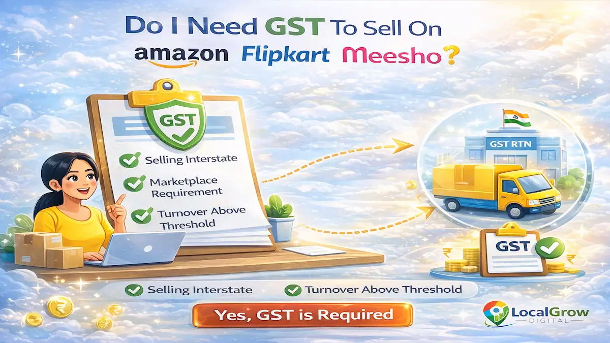 Dropshipping GST requirement Dropshipping GST supply chain flow India