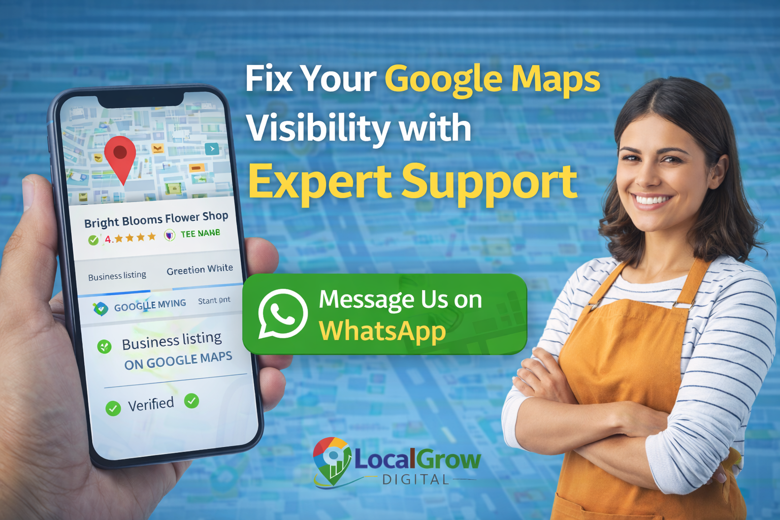 Expert help to fix Google Maps business visibility issues

