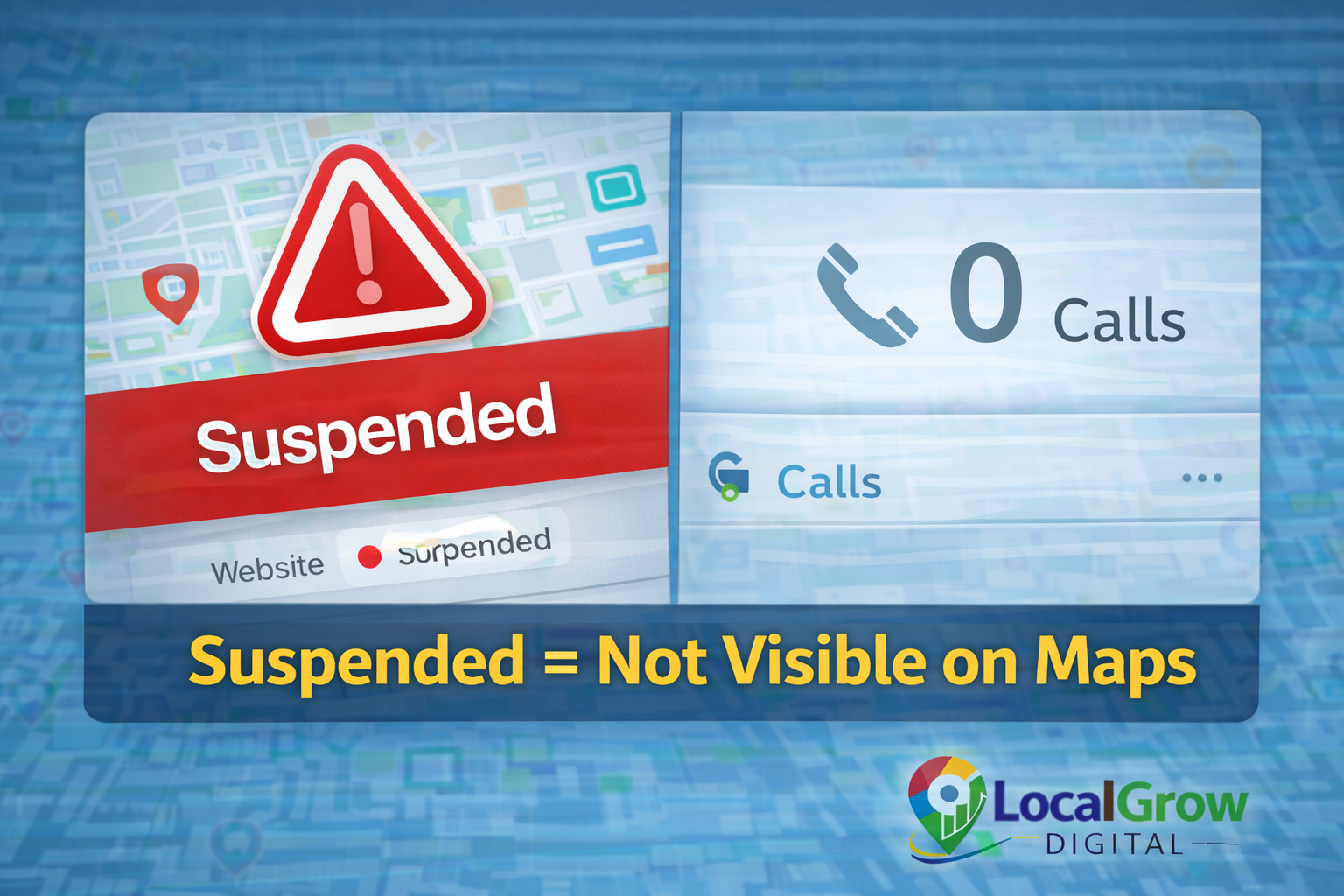 Business losing customers and calls after Google Business Profile suspension
