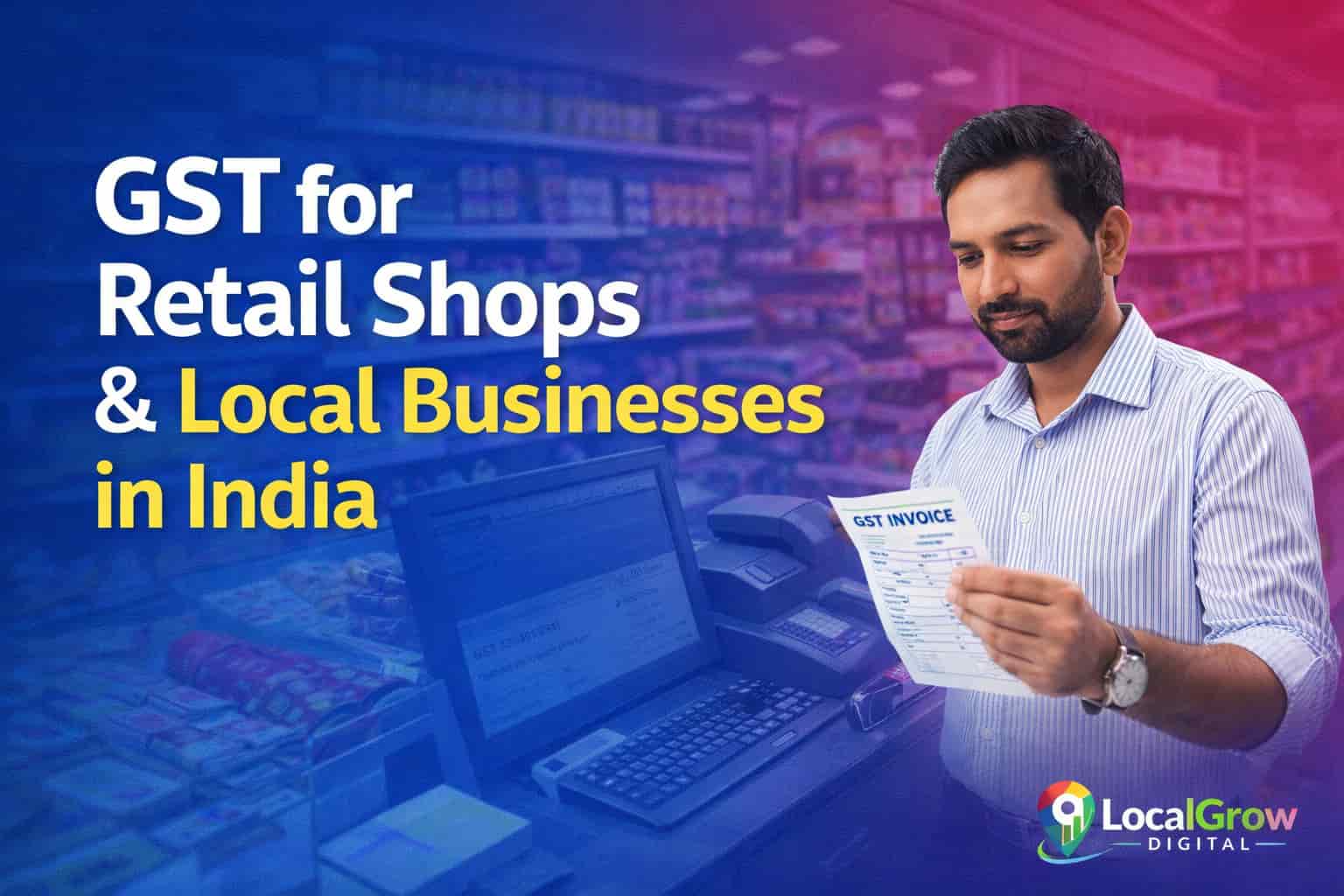 GST for retail shops and local businesses in India billing counter compliance