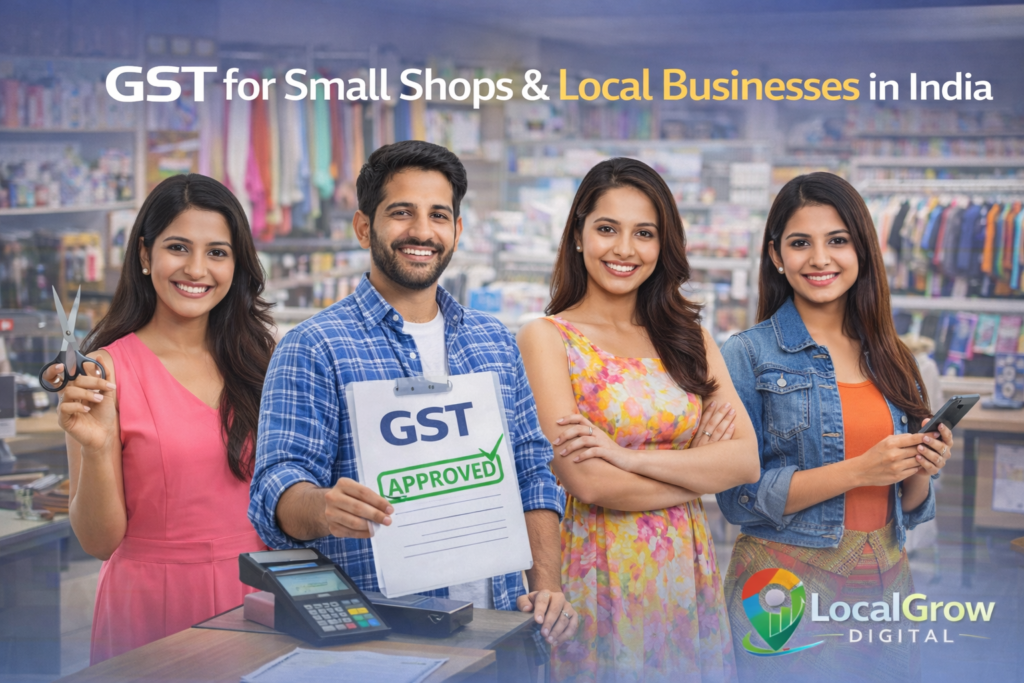 GST for small shops and local businesses in India