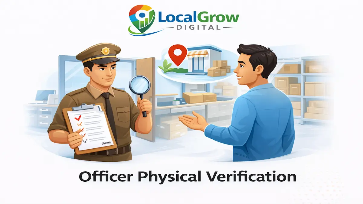 GST physical verification business location inspection