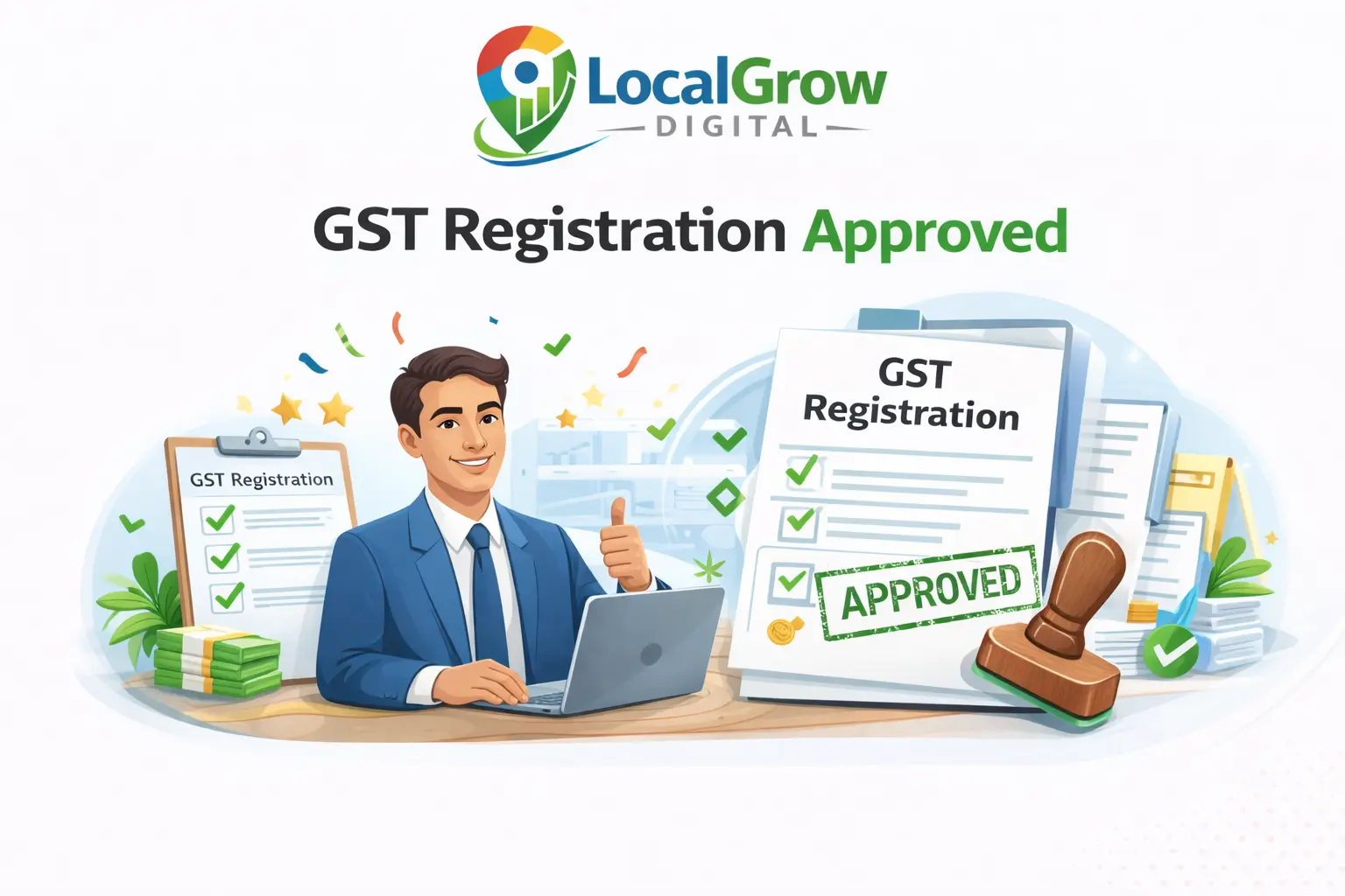 GST registration approved after rejection solution