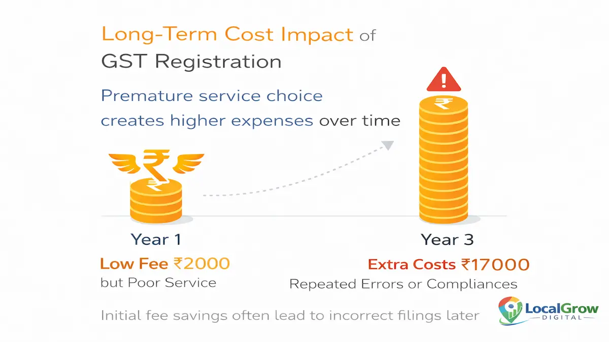 GST registration long term compliance cost impact India GST registration long term compliance cost impact India