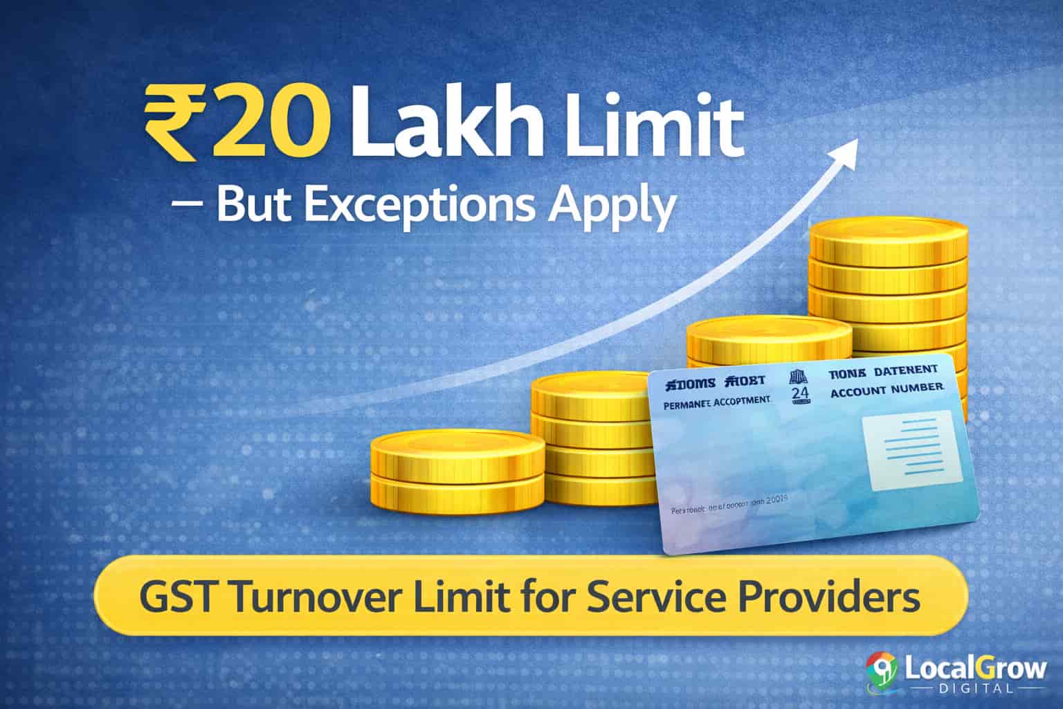 GST turnover limit for service providers in India