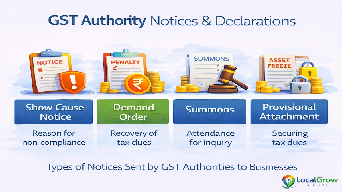 gst notice to recovery timeline enforcement process india