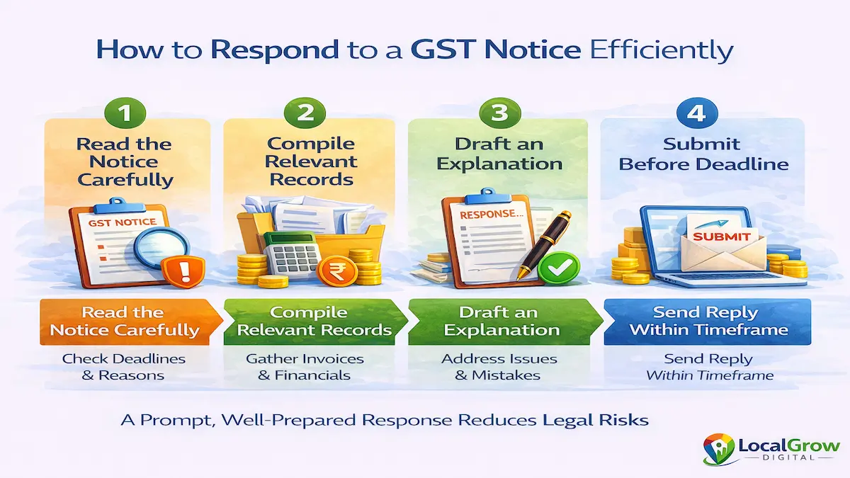 gst notice response checklist for non-registration penalty cases
