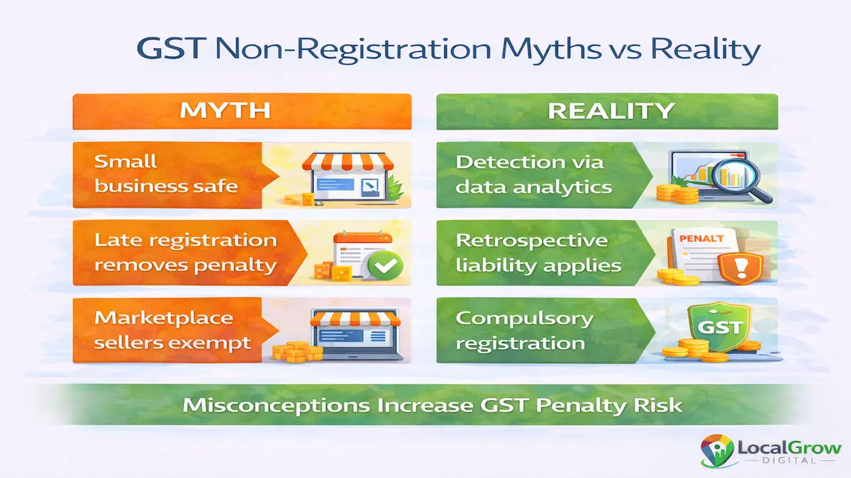 hidden financial risks of delaying gst registration infographic