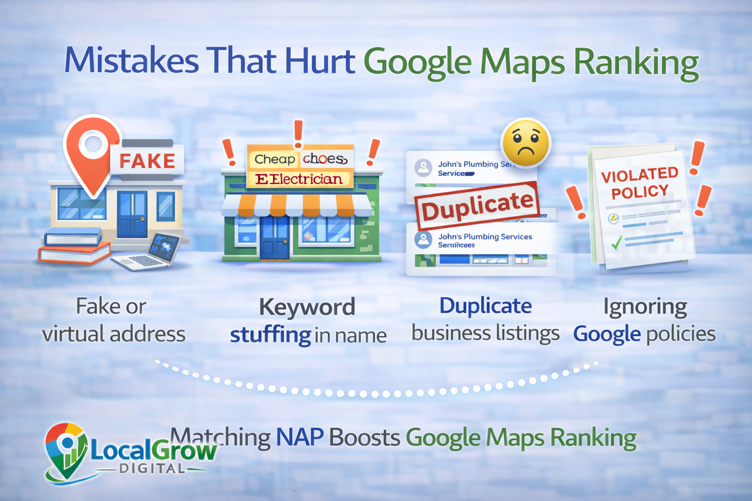 Steps to recover dropped Google Maps ranking
