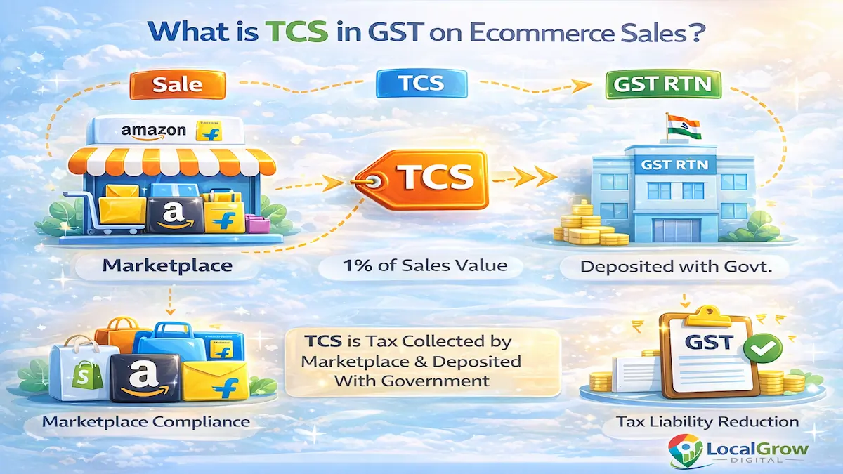 Marketplace GST real scenarios Real marketplace GST scenarios infographic