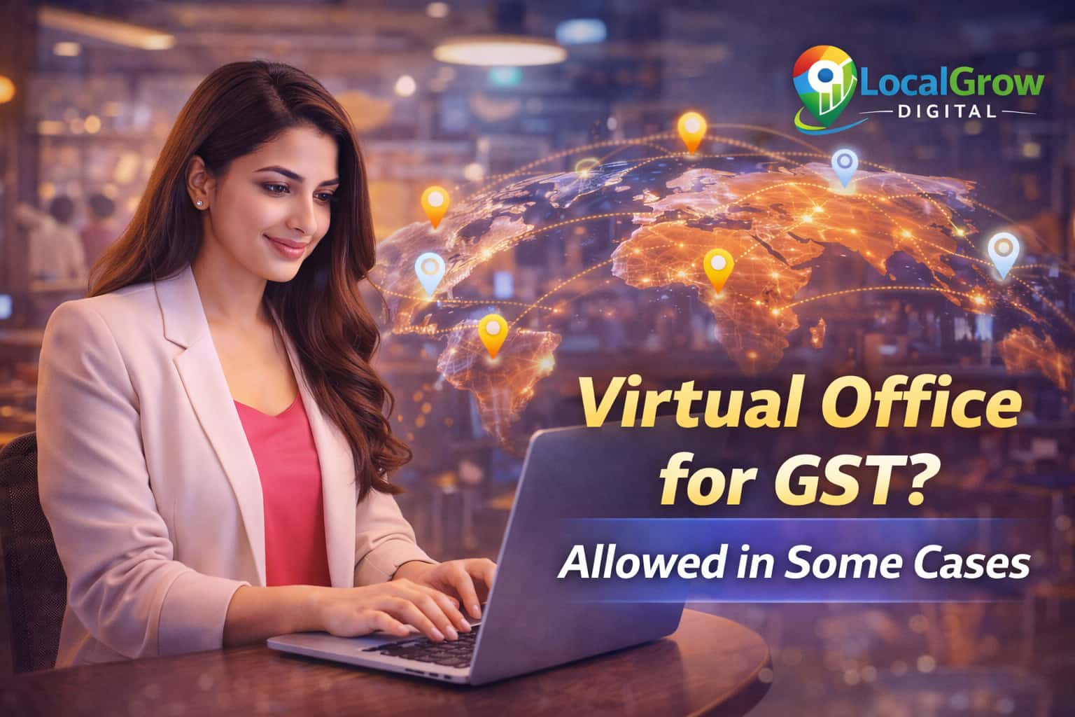 Virtual office for GST registration rules in India