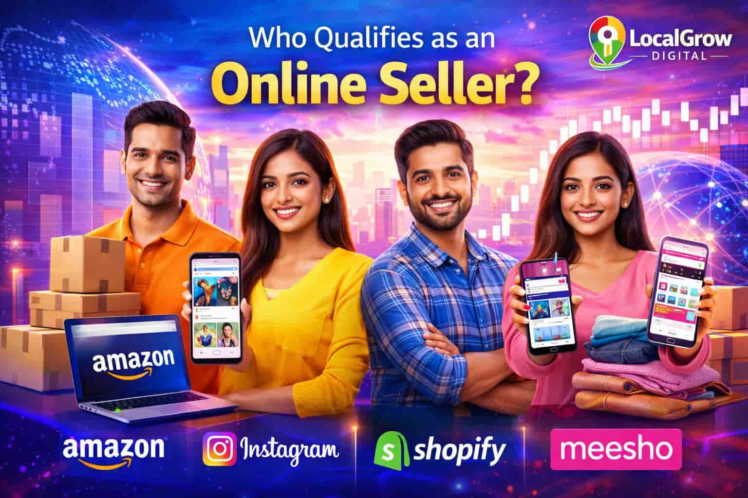 Online Seller Definition Under GST Who is considered an online seller under GST in India including Amazon Flipkart Meesho Instagram sellers