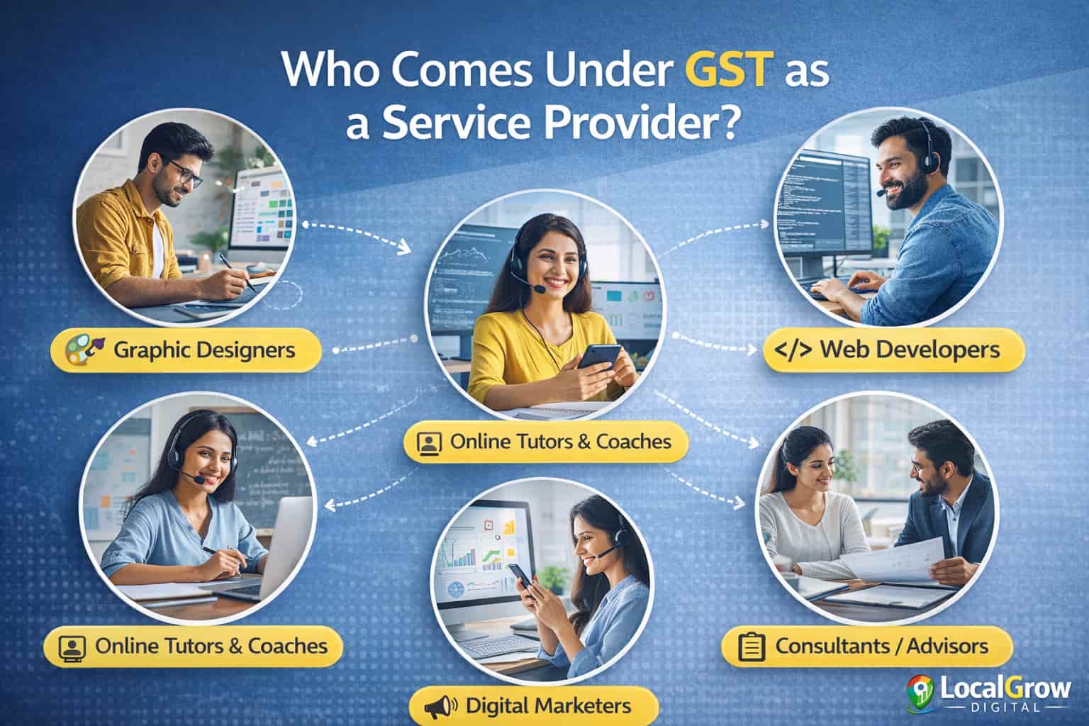 Who is considered a freelancer under GST in India