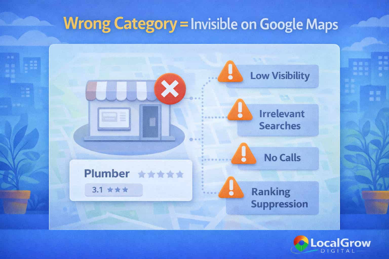 Google Business Profile category mistakes that hurt rankings