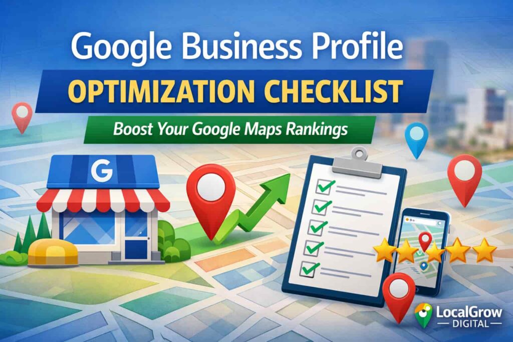 Google Business Profile optimization checklist for higher Google Maps rankings