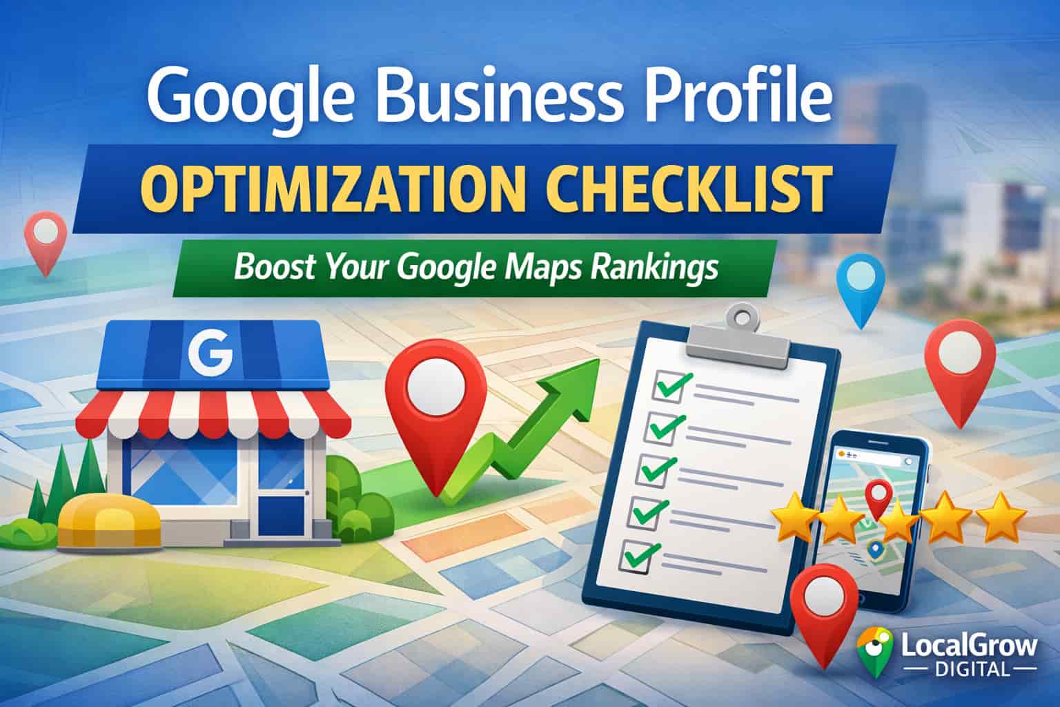 Google Business Profile optimization checklist for higher Google Maps rankings