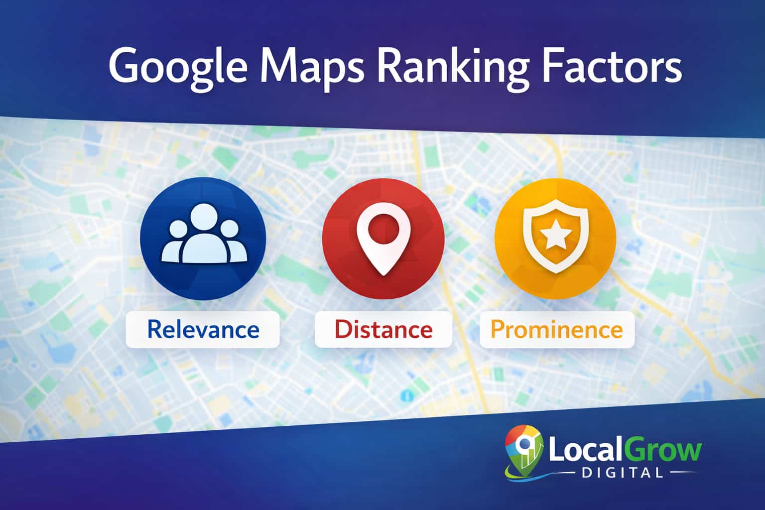 Google Maps ranking factors relevance distance and prominence