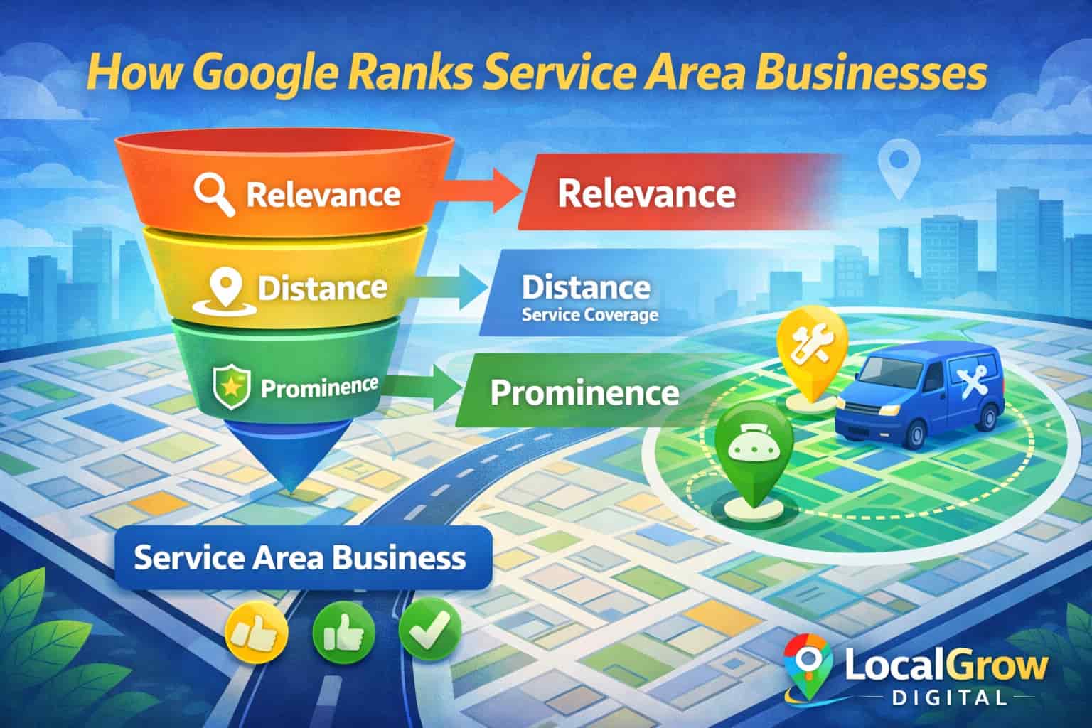 Google Maps ranking factors for service area businesses