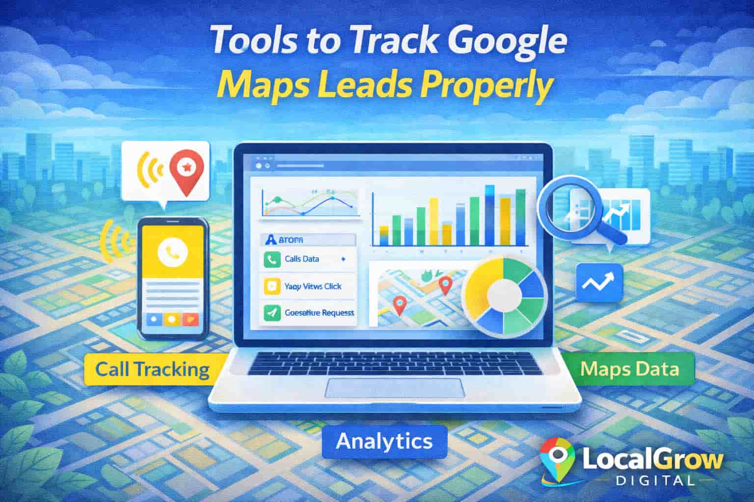 tools to track Google Maps leads
