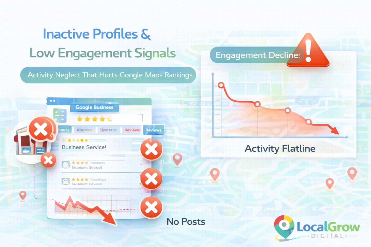 Inactive Google Business Profile reducing Google Maps visibility