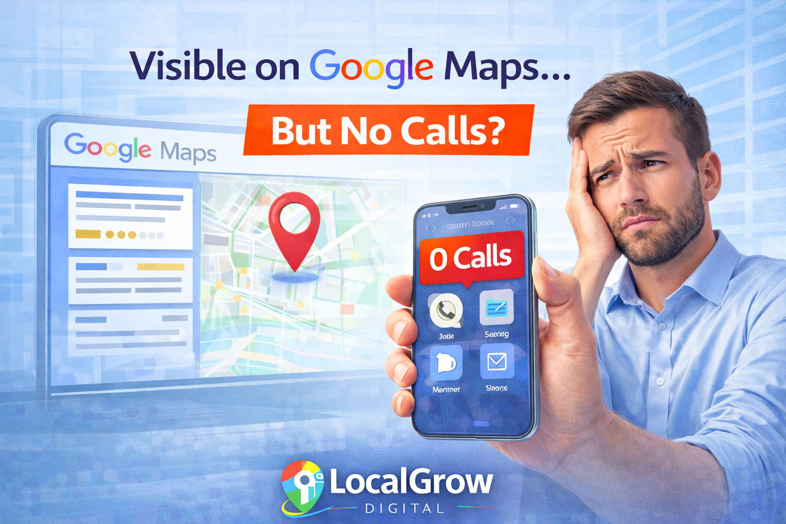 Visible on Google Maps but not getting calls or leads from local search