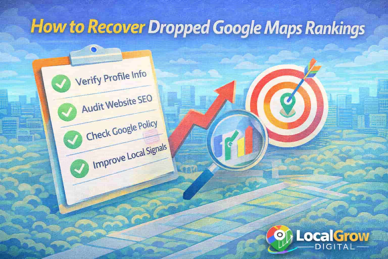 How to recover dropped Google Maps rankings