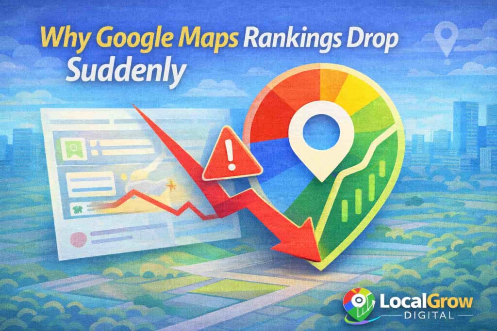 google maps rankings drop suddenly