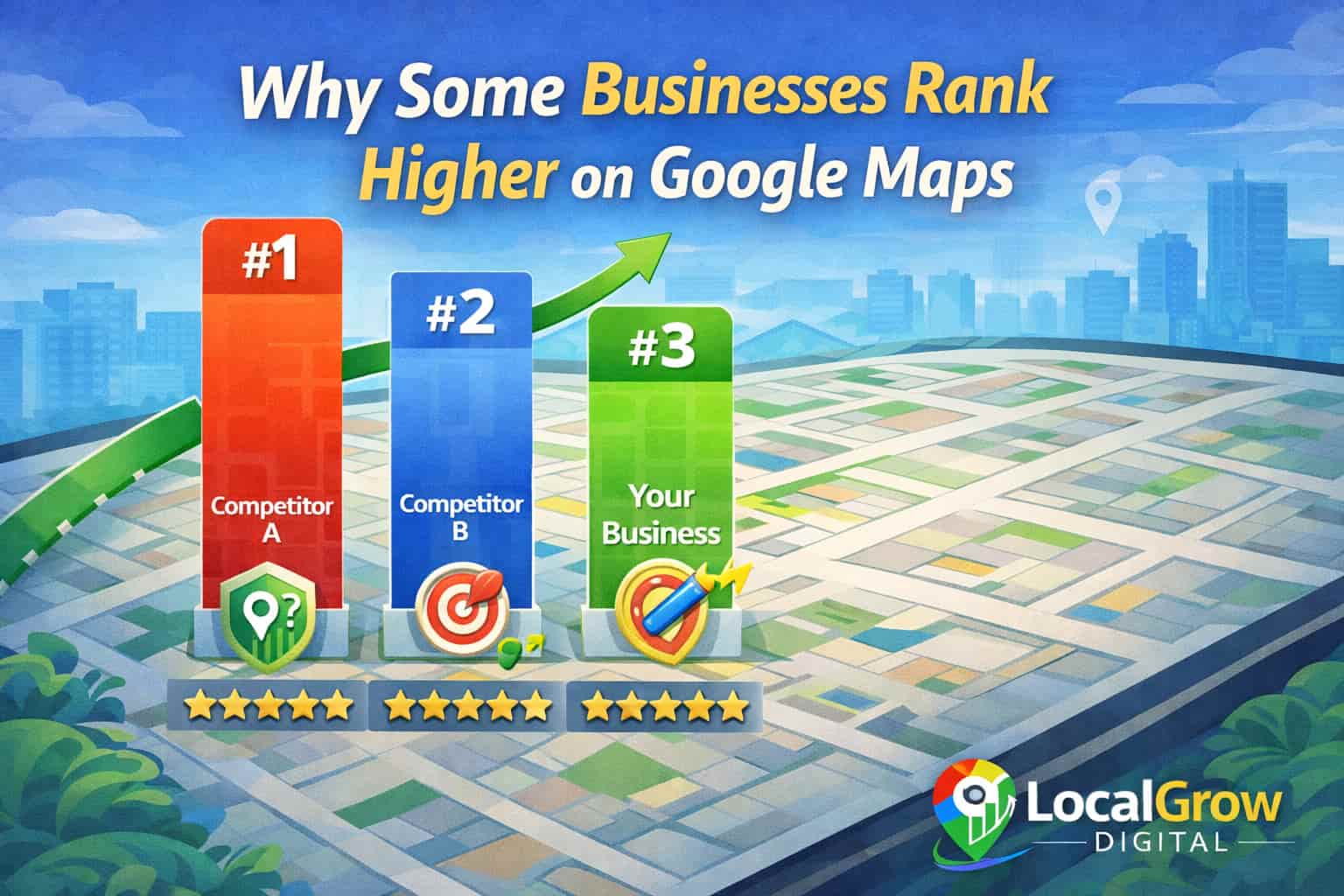 Why some businesses rank higher than others on Google Maps